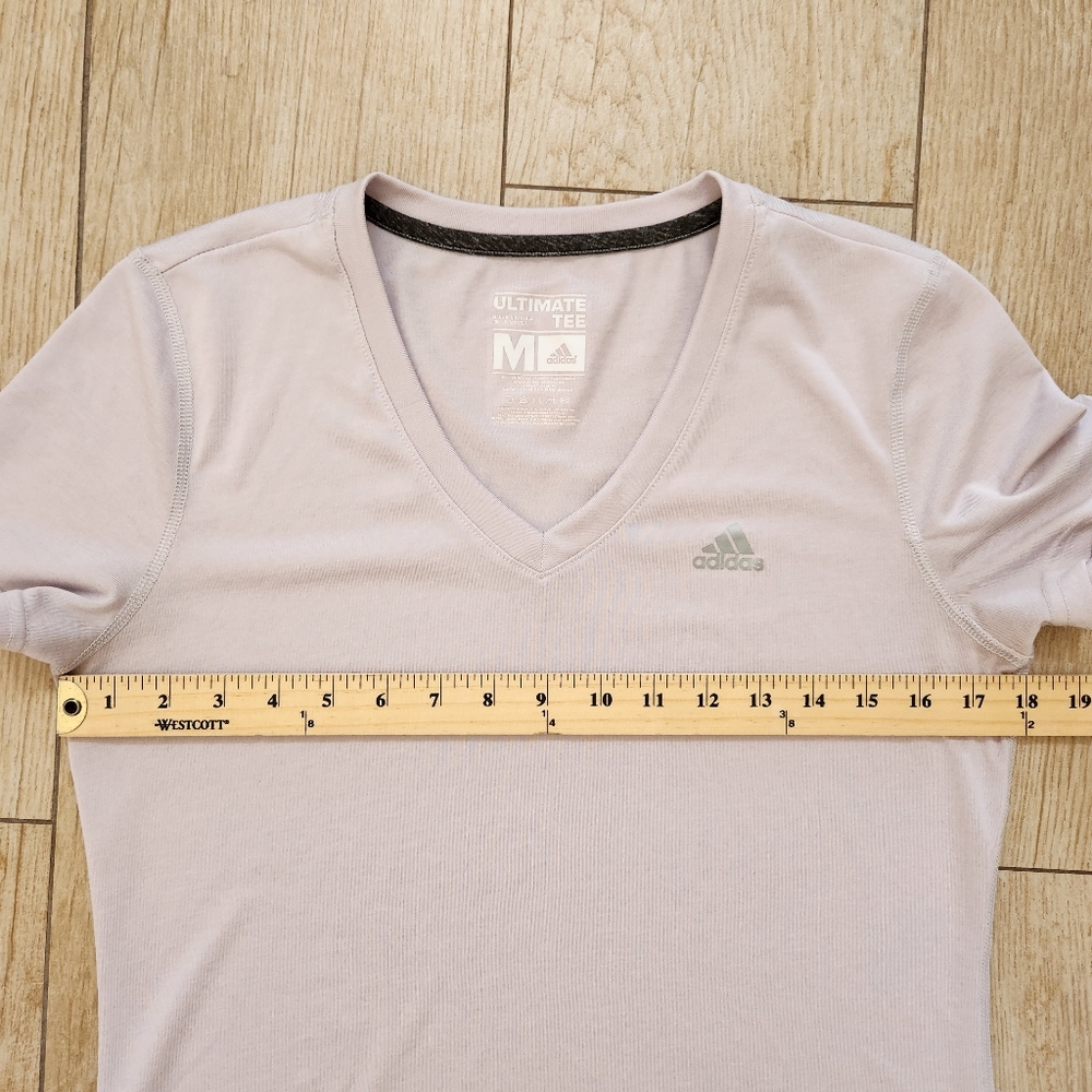 Adidas Ultimate Tee V Neck - Picture 9 of 10